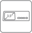 3.5’’ touchscreen